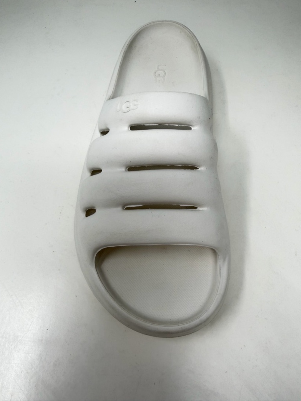 UGG Women's Sport Yeah Sandals Slides White Size 7 - Picture 4 of 9